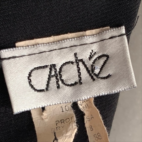 Cache Cross Front Bodycon Dress with Zebra Print Trim - Picture 6 of 6